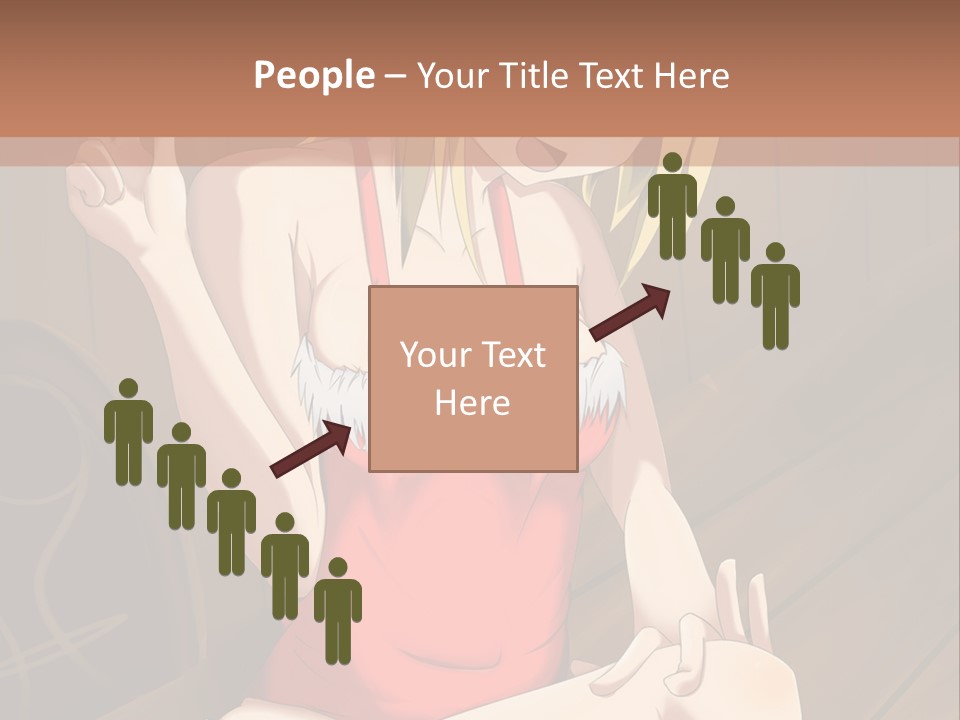 A Woman In A Red Top Is Sitting On A Bench PowerPoint Template