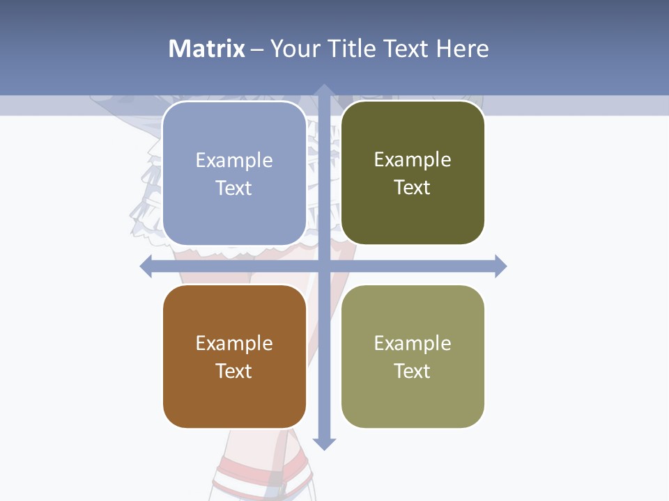 A Girl In A Short Skirt And Boots Is Standing Next To A Wall PowerPoint Template