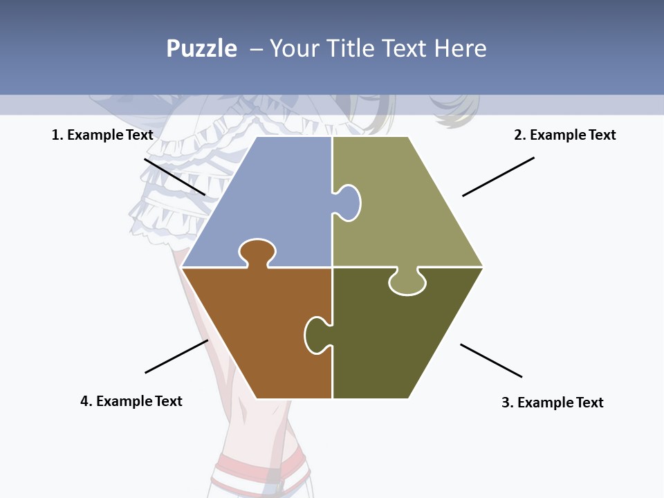 A Girl In A Short Skirt And Boots Is Standing Next To A Wall PowerPoint Template