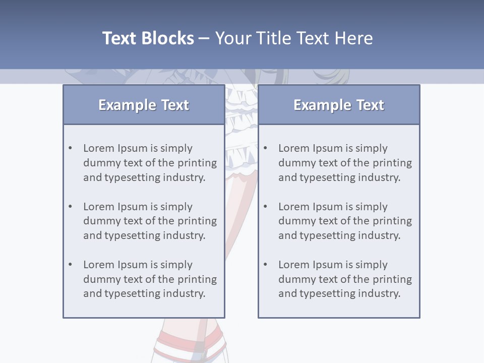 A Girl In A Short Skirt And Boots Is Standing Next To A Wall PowerPoint Template