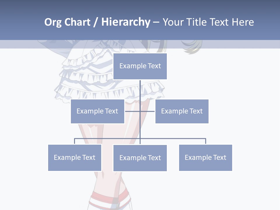 A Girl In A Short Skirt And Boots Is Standing Next To A Wall PowerPoint Template