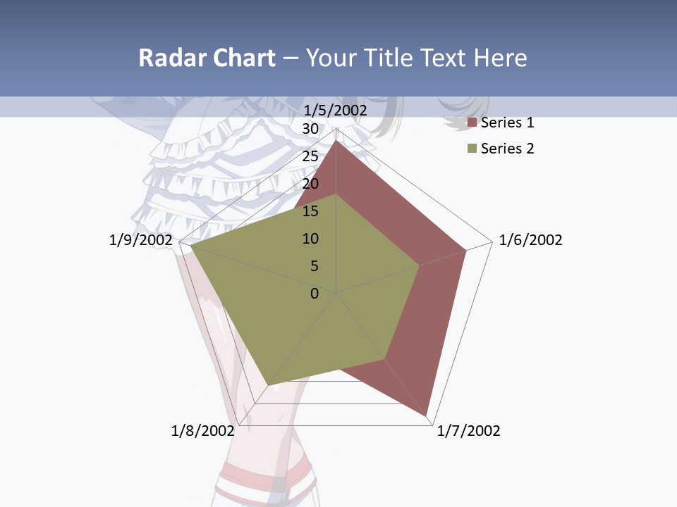 A Girl In A Short Skirt And Boots Is Standing Next To A Wall PowerPoint Template