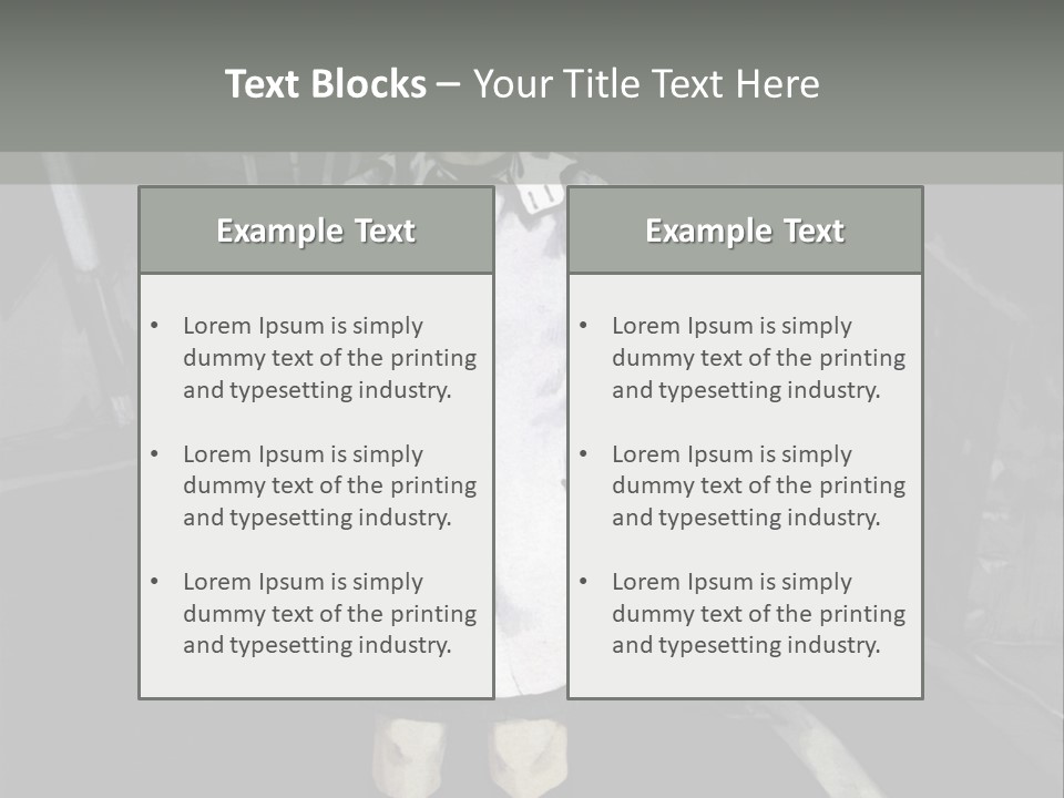 A Girl In A White Coat Is Standing On The Street PowerPoint Template