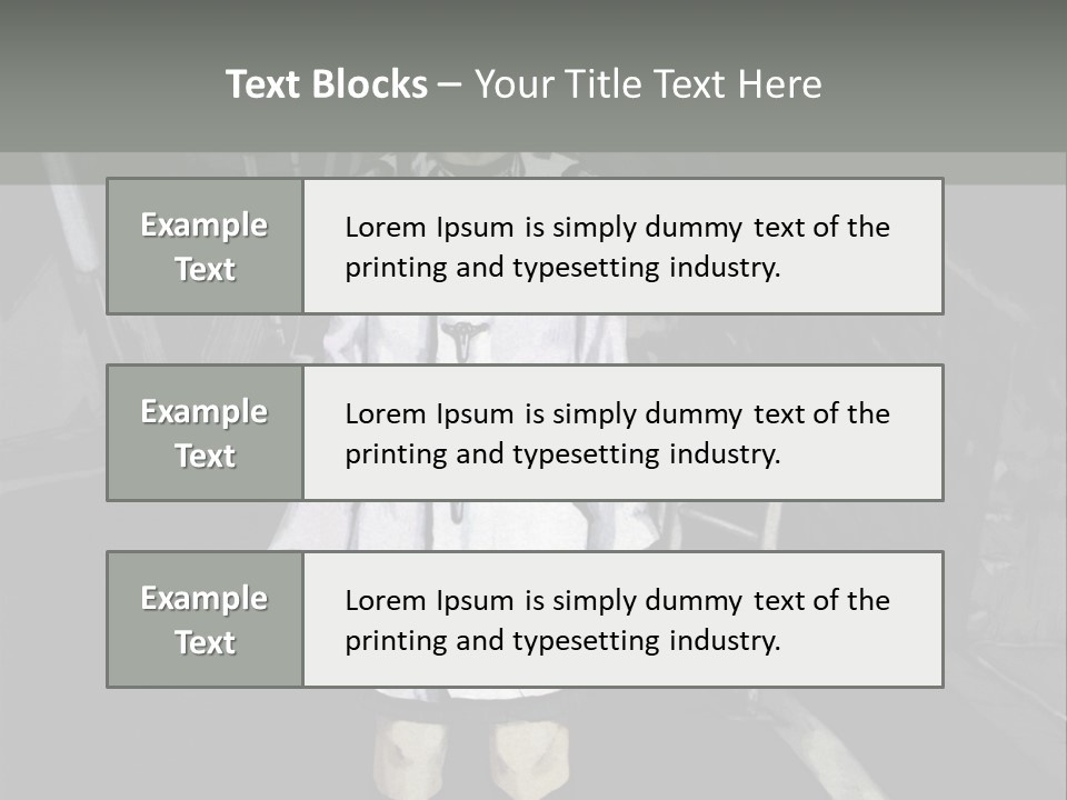 A Girl In A White Coat Is Standing On The Street PowerPoint Template