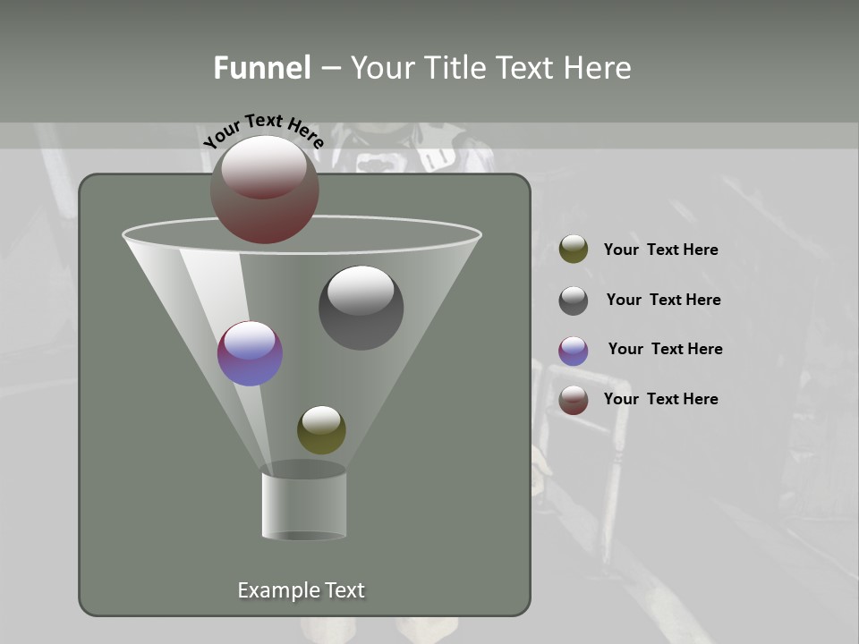 A Girl In A White Coat Is Standing On The Street PowerPoint Template