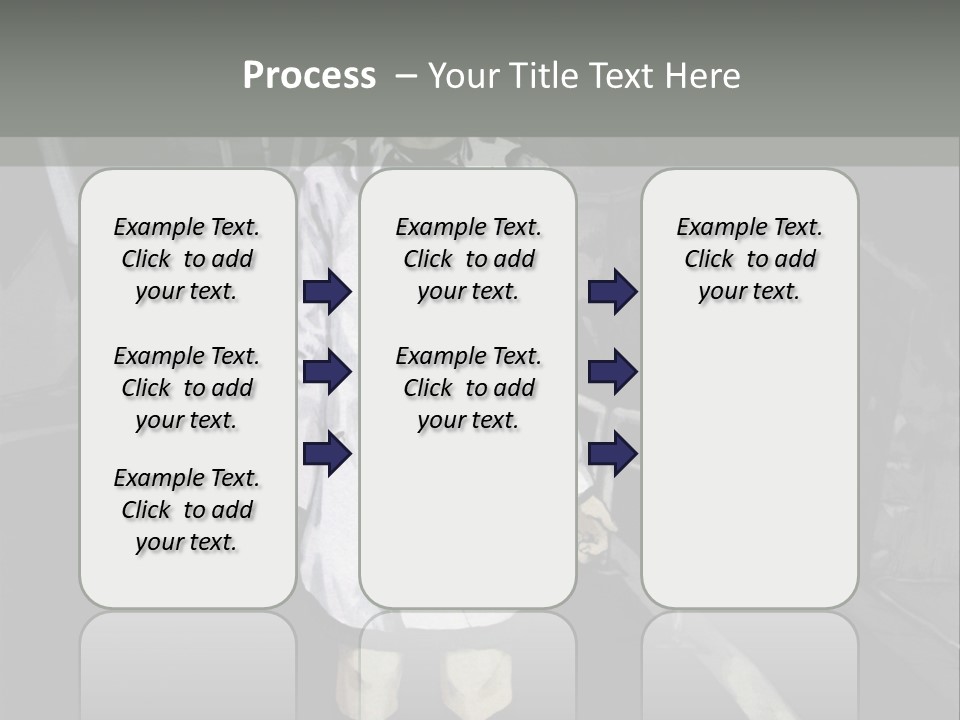 A Girl In A White Coat Is Standing On The Street PowerPoint Template