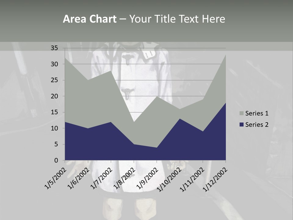 A Girl In A White Coat Is Standing On The Street PowerPoint Template
