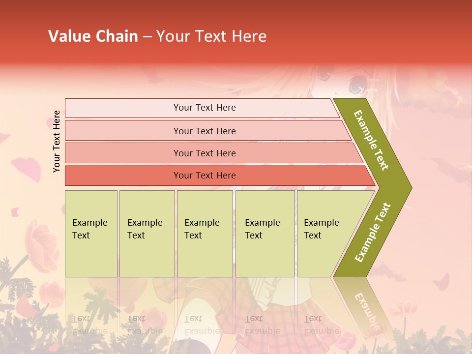 A Girl With Long Blonde Hair Is Standing In A Field PowerPoint Template
