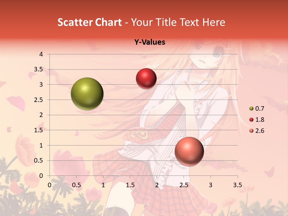 A Girl With Long Blonde Hair Is Standing In A Field PowerPoint Template