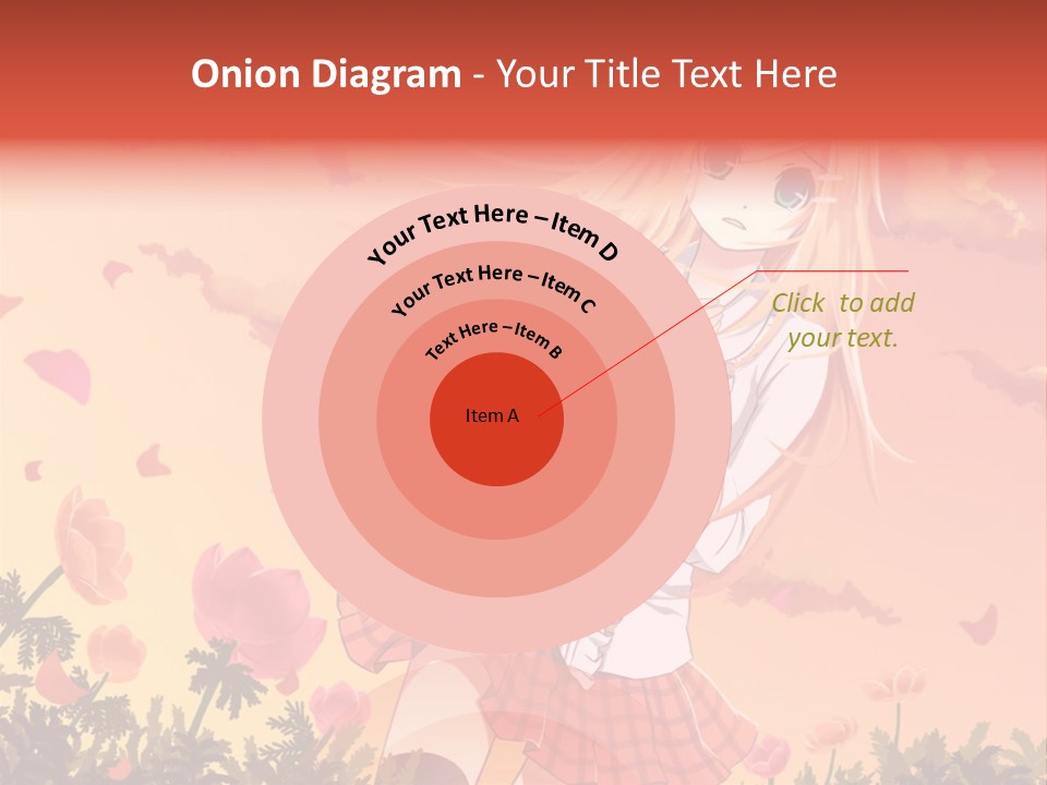 A Girl With Long Blonde Hair Is Standing In A Field PowerPoint Template