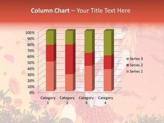 A Girl With Long Blonde Hair Is Standing In A Field PowerPoint Template