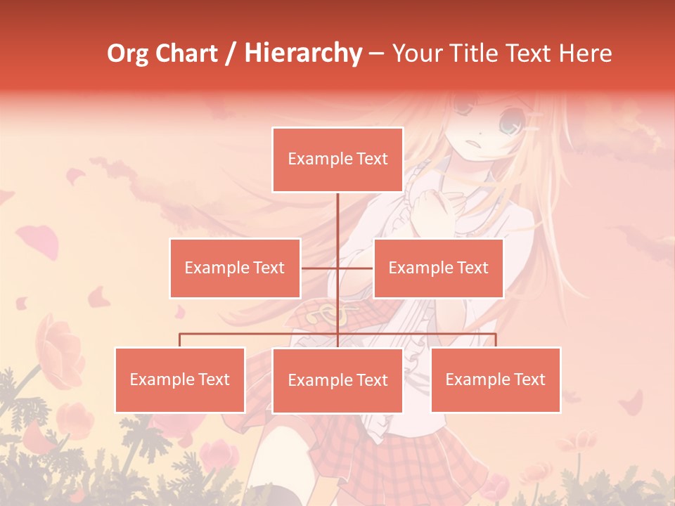 A Girl With Long Blonde Hair Is Standing In A Field PowerPoint Template