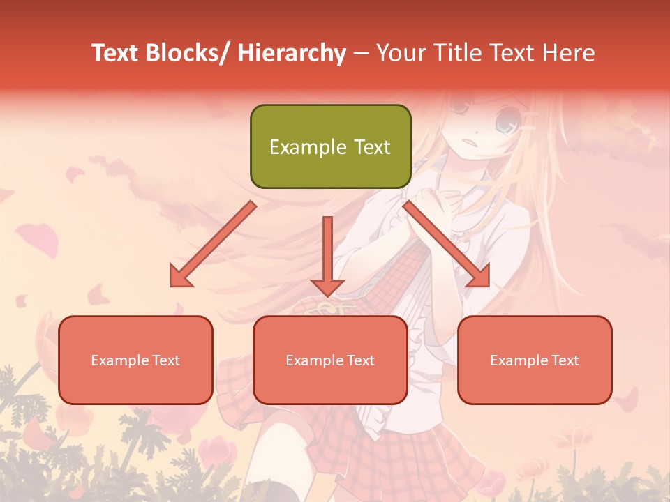 A Girl With Long Blonde Hair Is Standing In A Field PowerPoint Template