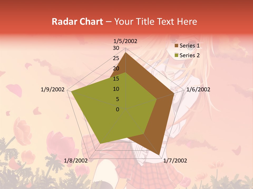 A Girl With Long Blonde Hair Is Standing In A Field PowerPoint Template