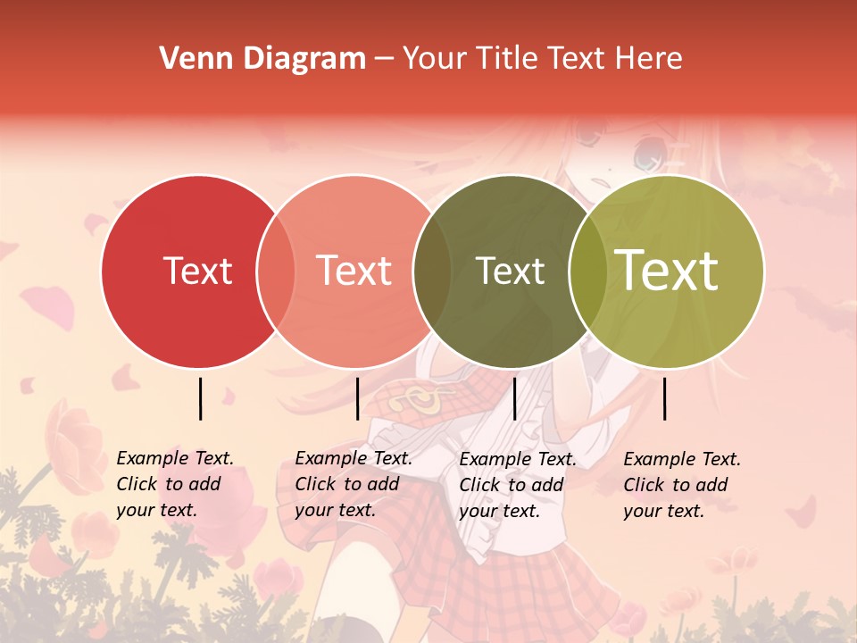 A Girl With Long Blonde Hair Is Standing In A Field PowerPoint Template