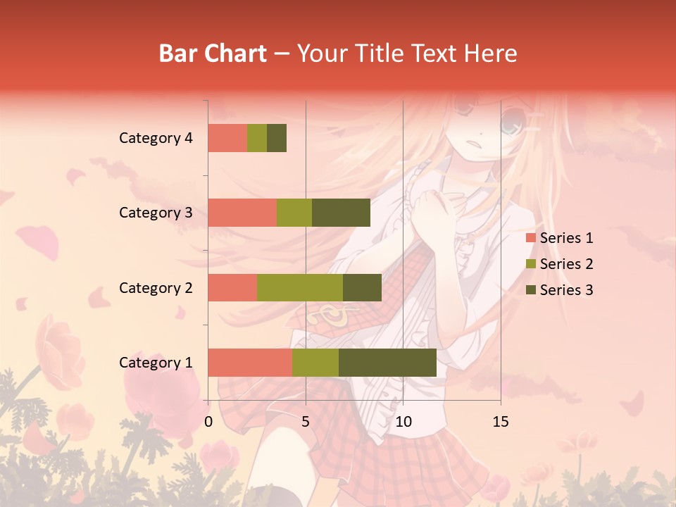 A Girl With Long Blonde Hair Is Standing In A Field PowerPoint Template