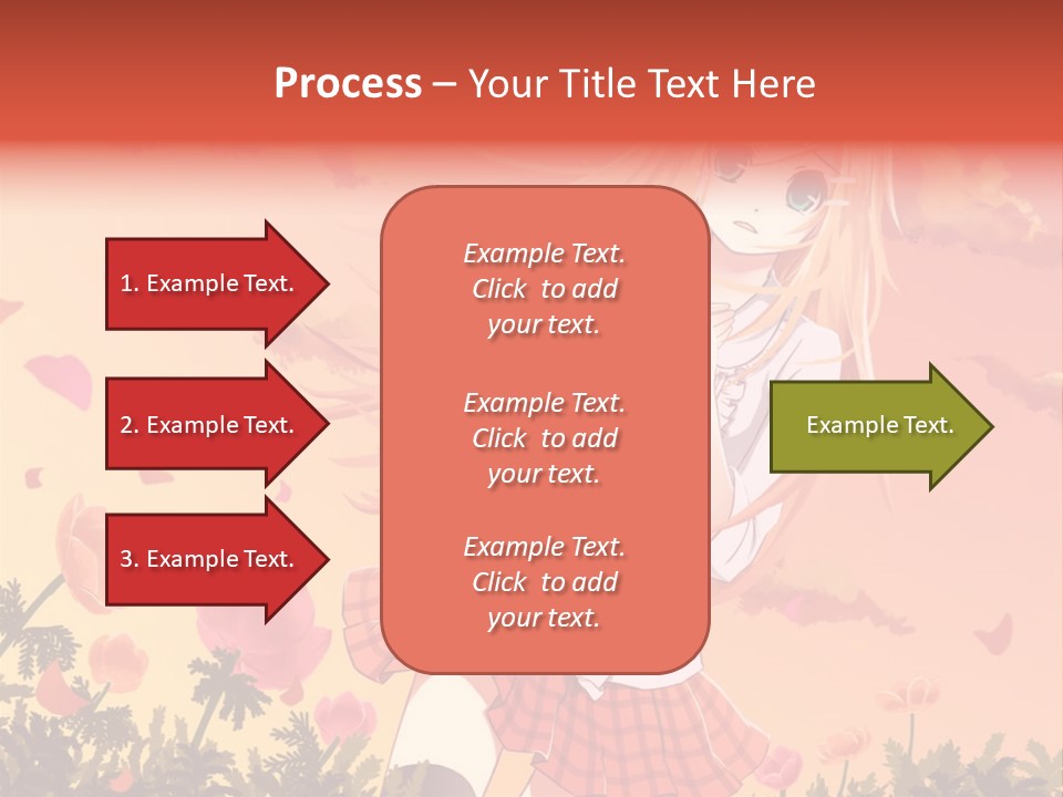 A Girl With Long Blonde Hair Is Standing In A Field PowerPoint Template