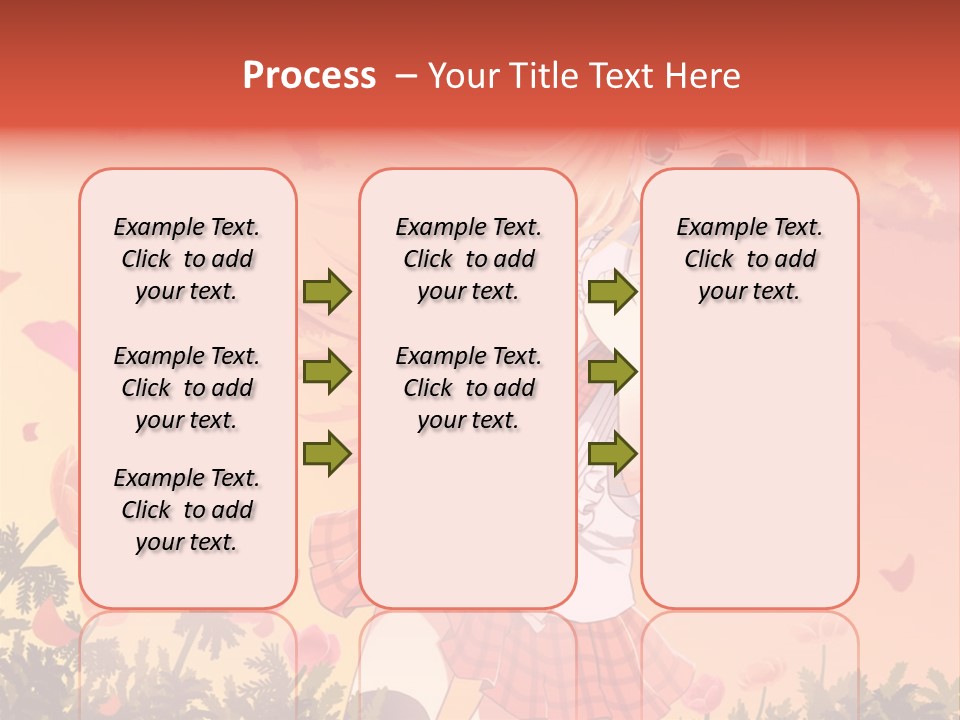 A Girl With Long Blonde Hair Is Standing In A Field PowerPoint Template