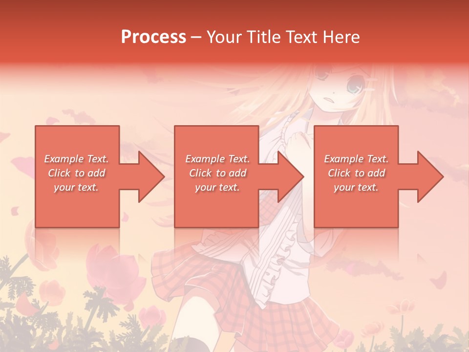 A Girl With Long Blonde Hair Is Standing In A Field PowerPoint Template