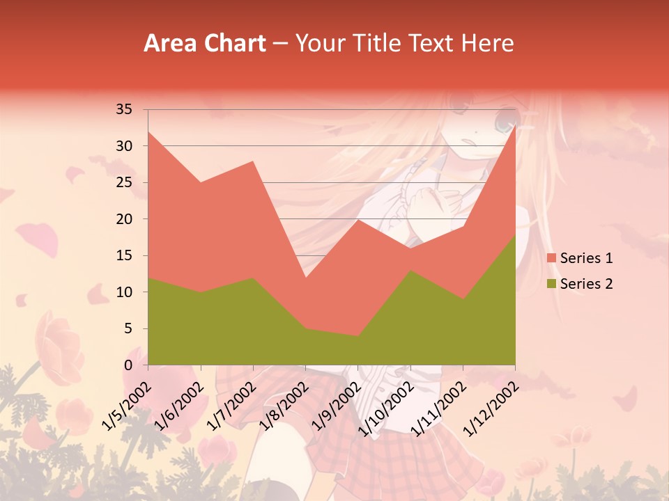 A Girl With Long Blonde Hair Is Standing In A Field PowerPoint Template
