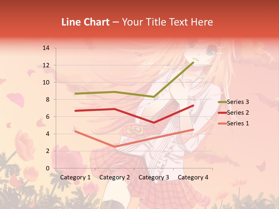 A Girl With Long Blonde Hair Is Standing In A Field PowerPoint Template