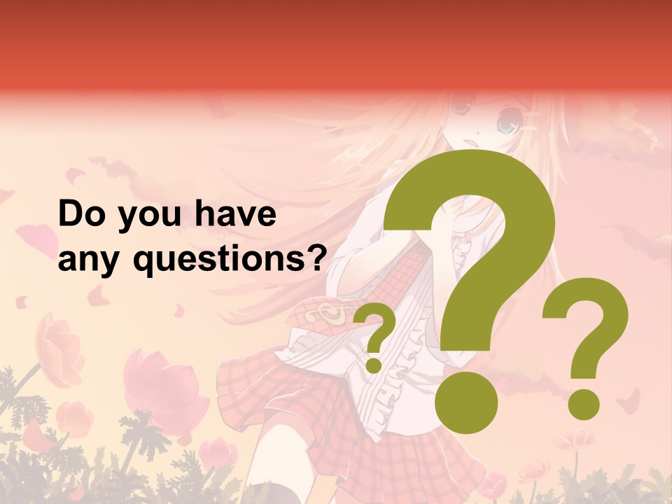 A Girl With Long Blonde Hair Is Standing In A Field PowerPoint Template