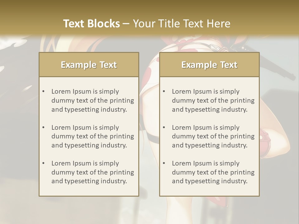 A Woman With A Sword In Her Hand Powerpoint Presentation Template PowerPoint Template