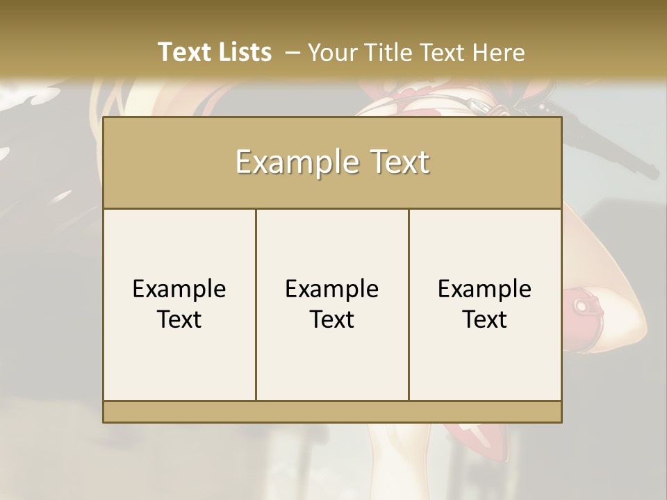 A Woman With A Sword In Her Hand Powerpoint Presentation Template PowerPoint Template