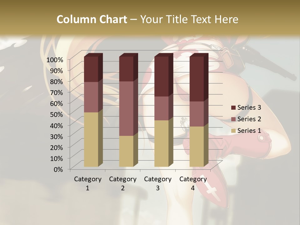 A Woman With A Sword In Her Hand Powerpoint Presentation Template PowerPoint Template