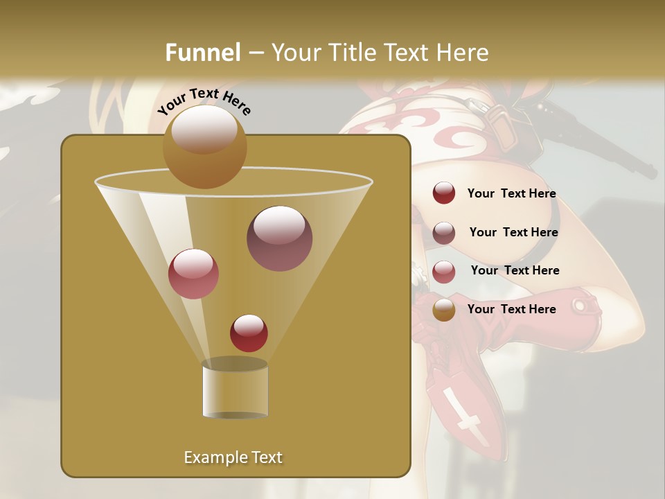 A Woman With A Sword In Her Hand Powerpoint Presentation Template PowerPoint Template