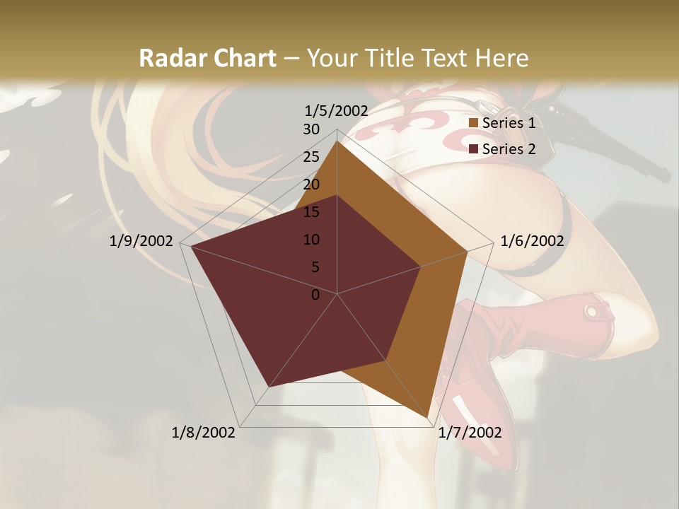 A Woman With A Sword In Her Hand Powerpoint Presentation Template PowerPoint Template