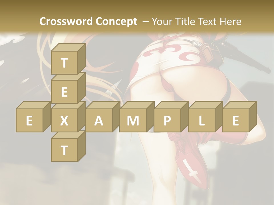 A Woman With A Sword In Her Hand Powerpoint Presentation Template PowerPoint Template