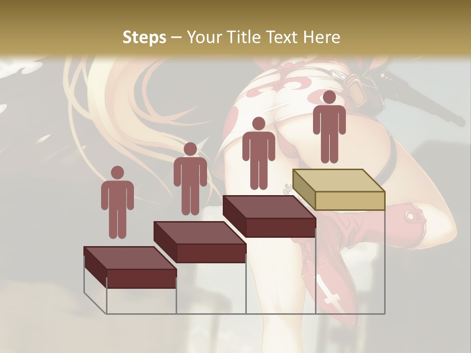 A Woman With A Sword In Her Hand Powerpoint Presentation Template PowerPoint Template