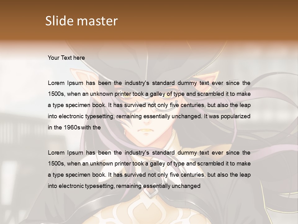 A Woman With Long Hair Wearing A Hat And Glasses PowerPoint Template