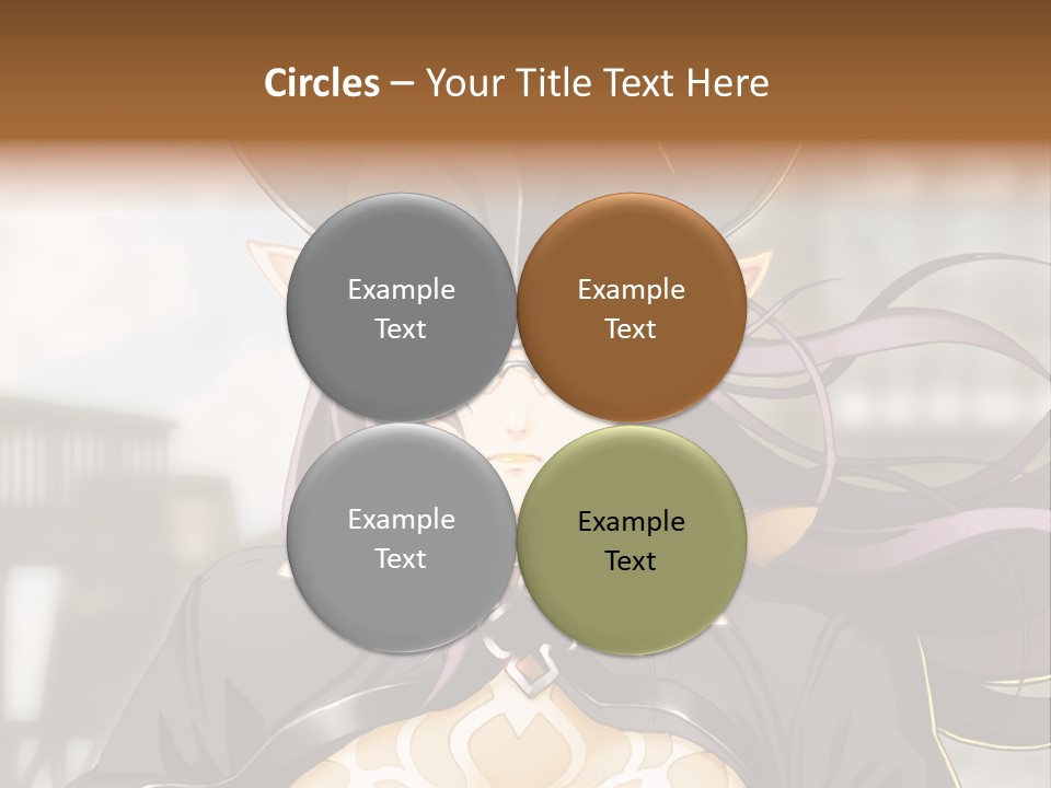 A Woman With Long Hair Wearing A Hat And Glasses PowerPoint Template