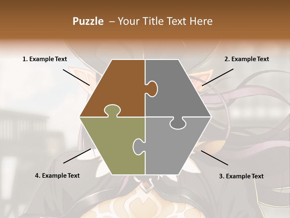 A Woman With Long Hair Wearing A Hat And Glasses PowerPoint Template