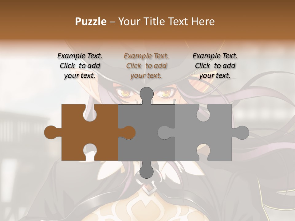 A Woman With Long Hair Wearing A Hat And Glasses PowerPoint Template