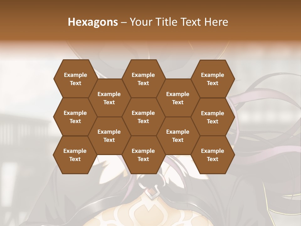 A Woman With Long Hair Wearing A Hat And Glasses PowerPoint Template