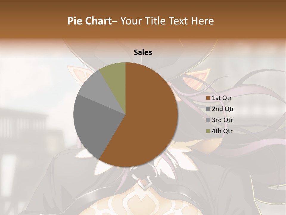 A Woman With Long Hair Wearing A Hat And Glasses PowerPoint Template