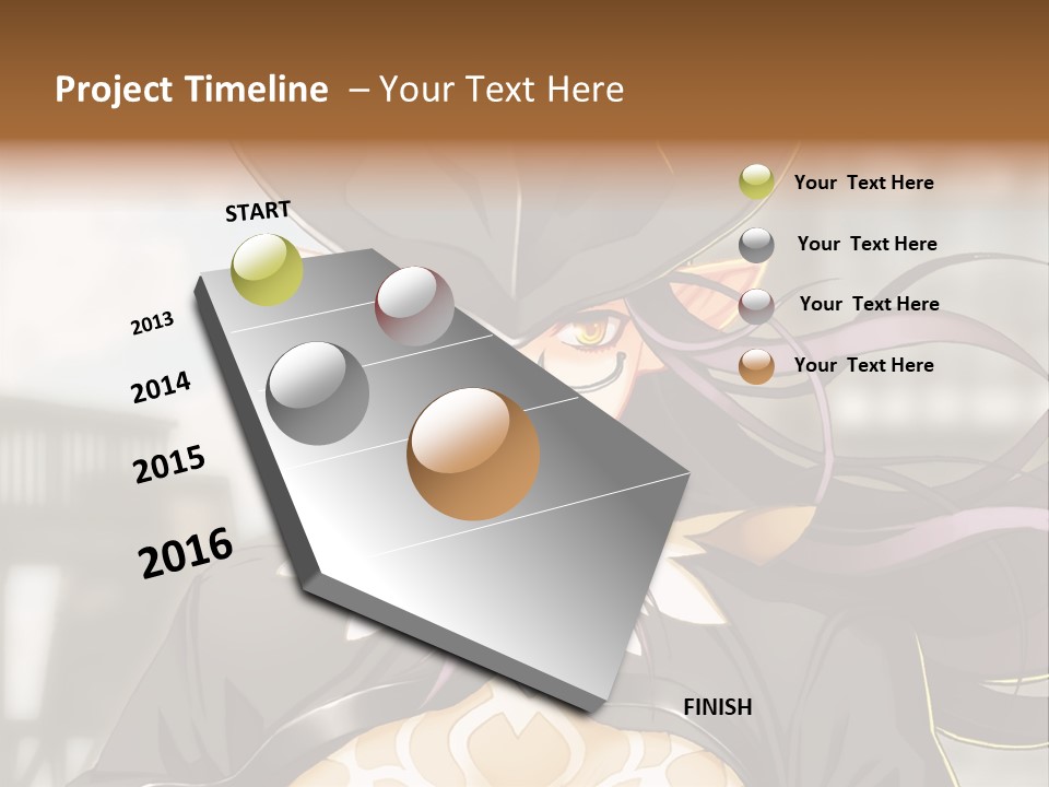 A Woman With Long Hair Wearing A Hat And Glasses PowerPoint Template