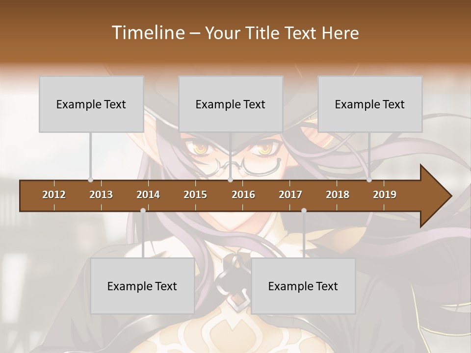 A Woman With Long Hair Wearing A Hat And Glasses PowerPoint Template