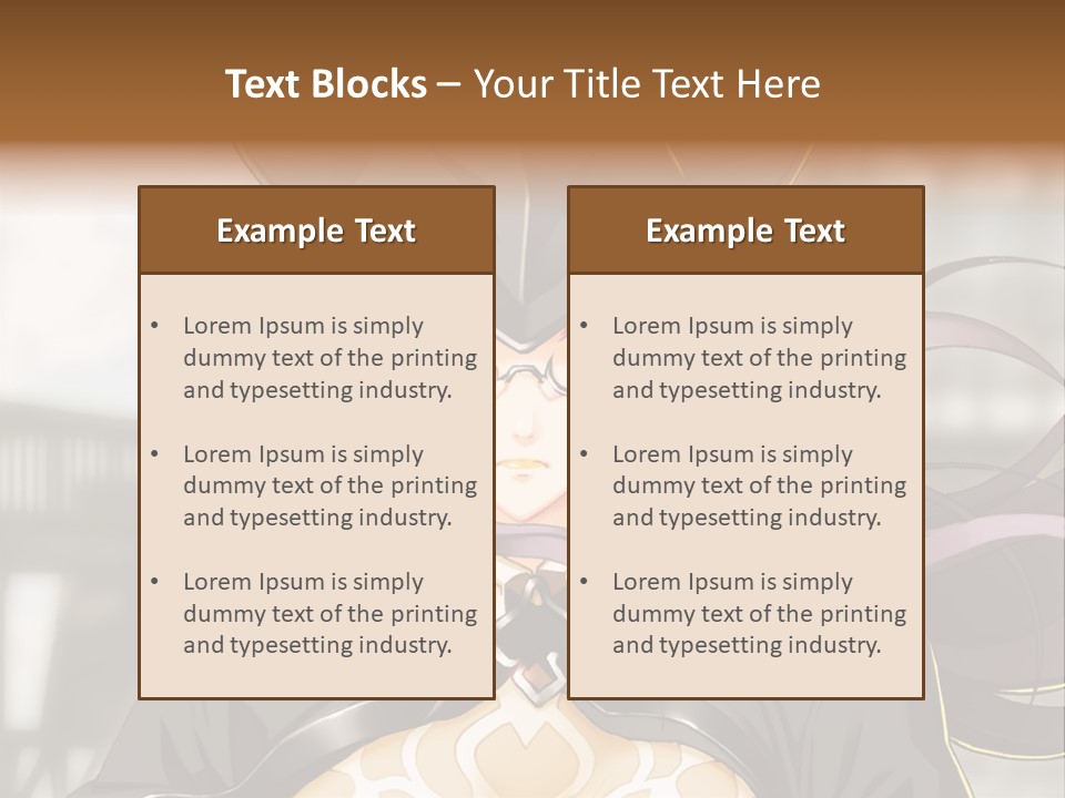 A Woman With Long Hair Wearing A Hat And Glasses PowerPoint Template