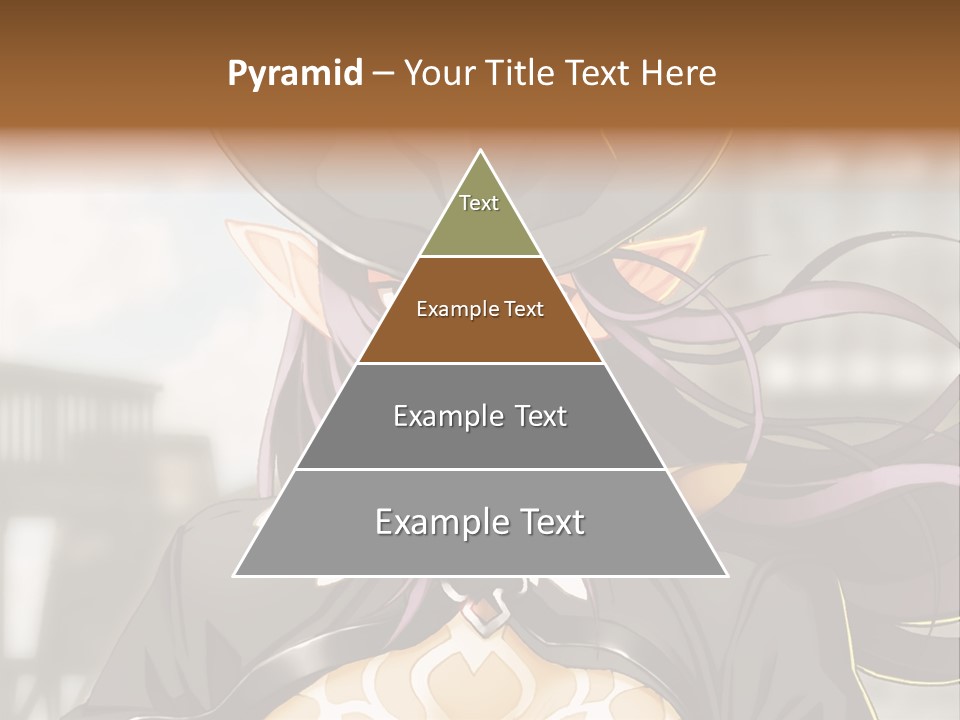 A Woman With Long Hair Wearing A Hat And Glasses PowerPoint Template