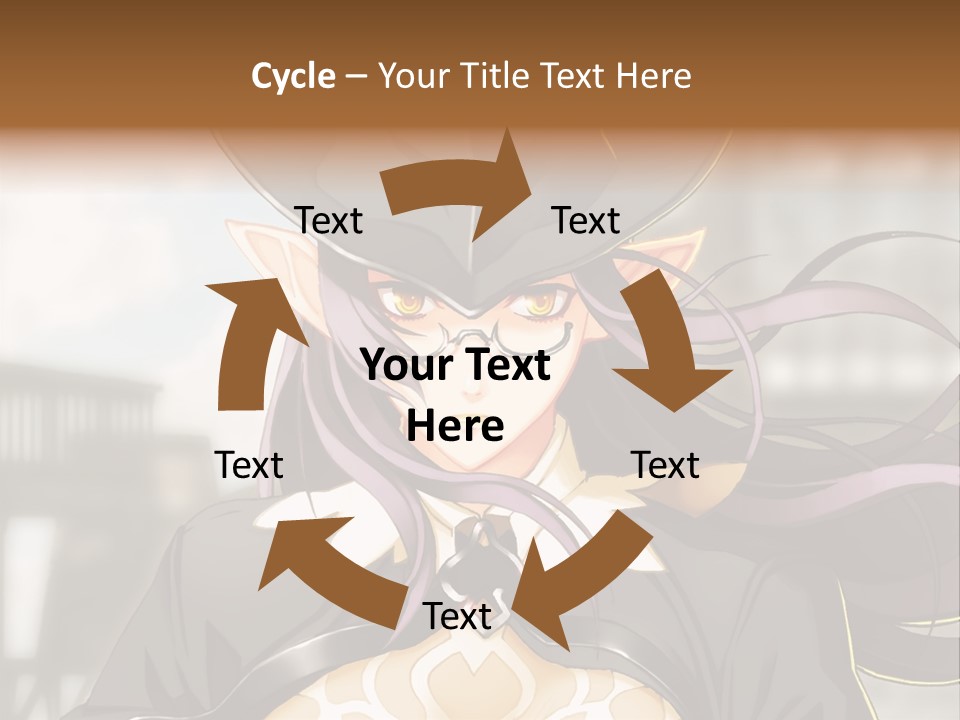 A Woman With Long Hair Wearing A Hat And Glasses PowerPoint Template