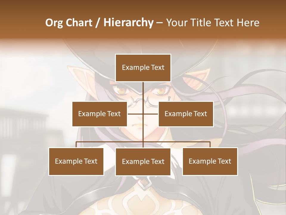 A Woman With Long Hair Wearing A Hat And Glasses PowerPoint Template