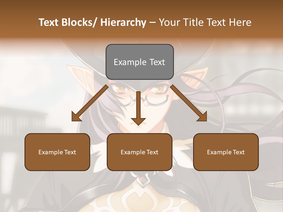 A Woman With Long Hair Wearing A Hat And Glasses PowerPoint Template