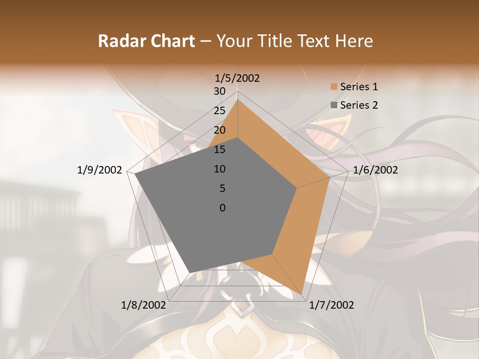 A Woman With Long Hair Wearing A Hat And Glasses PowerPoint Template