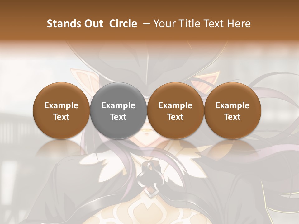 A Woman With Long Hair Wearing A Hat And Glasses PowerPoint Template