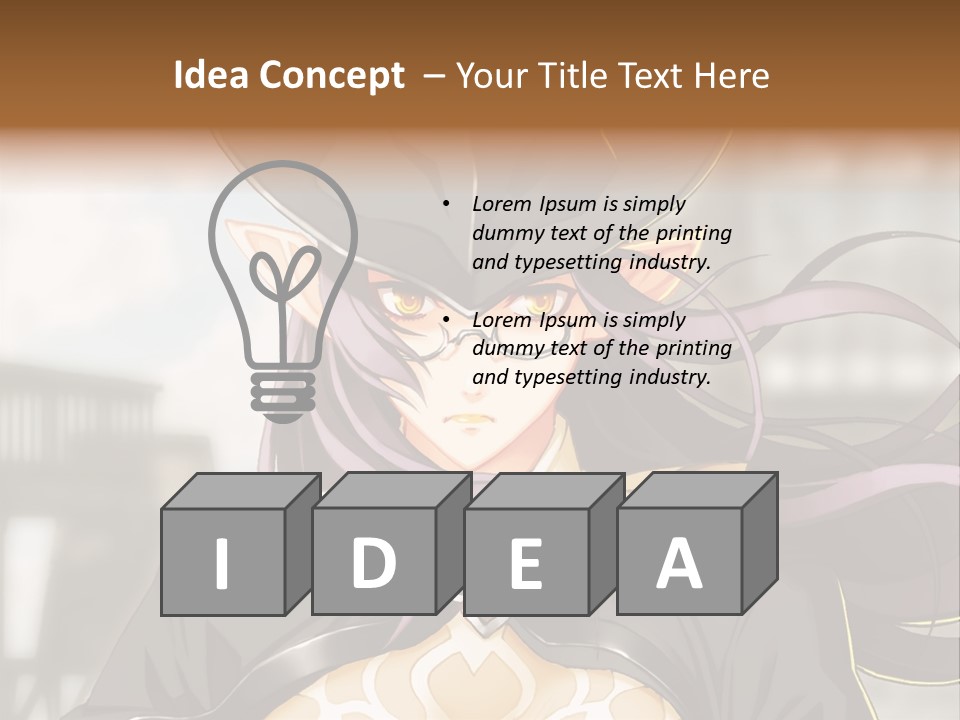 A Woman With Long Hair Wearing A Hat And Glasses PowerPoint Template