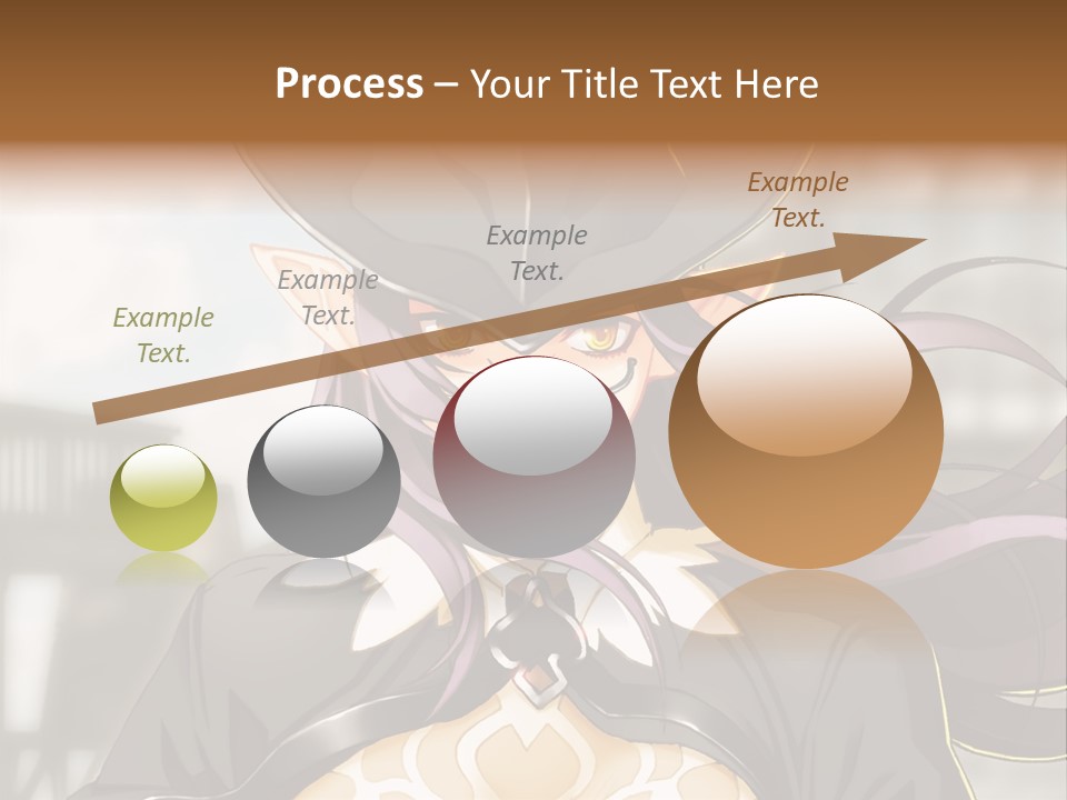 A Woman With Long Hair Wearing A Hat And Glasses PowerPoint Template